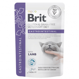 Brit Veterinary Diets Cat Grain Free Gastrointestinal Lamb консерви для котів при проблемах з ШКТ ЯГНЯ