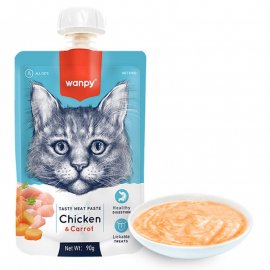 Wanpy (Ванпи) Chicken & Carrot крем-суп для кошек КУРИЦА С МОРКОВЬЮ
