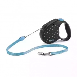 Flexi COLOR поводок-рулетка для собак ТРОС, синий