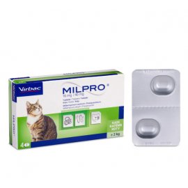 Virbac MILPRO (МІЛЬПРО) антигельмінтні таблетки для кішок