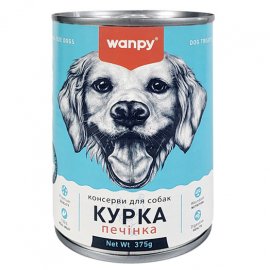 Wanpy (Ванпи) Chicken & Liver влажный корм для собак, паштет ПЕЧЕНЬ КУРИЦЫ