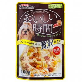 DoggyMan (ДоггиМен) Low Fat Chicken & Beef влажный корм для собак КУРИЦА С ГОВЯДИНОЙ В ЖЕЛЕ, пауч