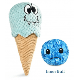 Misoko&Co (Мисоко и Ко) МОРОЖЕНОЕ игрушка для собак с пищалкой, плюш