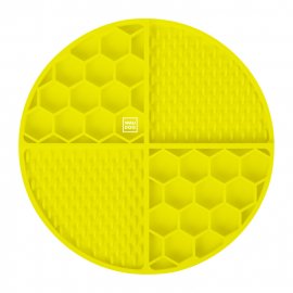 Collar WAUDOG Silicone килимок для лизання та повільного годування, жовтий