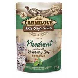 Carnilove Rich in Pheasant Enriched with Raspberry Leaves Adult Cats влажный корм для кошек ФАЗАН и ЛИСТЬЯ МАЛИНЫ