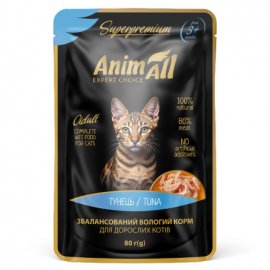 AnimAll Cat Tuna влажный корм для кошек ТУНЕЦ