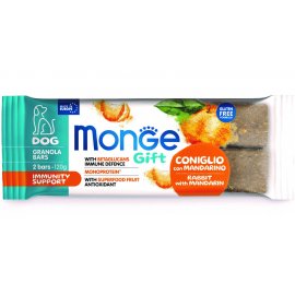 Monge Dog Gift Immunity Support Adult Rabbit & Mandarin лакомство для собак, фруктовый батончик для поддержания иммунитета КРОЛИК и МАНДАРИНЫ