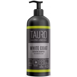 Tauro (Тауро) Pro Line White Сoat Keratin Shampoo Шампунь для сохранения цвета, увлажнение, питание для собак и кошек с белой шерстью