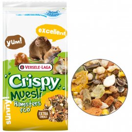 Versele-Laga (Верселе-Лага) CRISPY MUESLI HAMSTER (КРИСПИ МЮСЛИ ХОМЯК) корм для хомяков, крыс, мышей и песчанок Versele-Laga (Верселе-Лага) CRISPY MUESLI HAMSTER (КРИСПИ МЮСЛИ ХОМЯК) корм для хомяков, крыс, мышей и песчанок