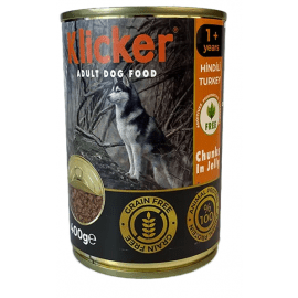 Klicker Dog Turkey Jelly влажный корм для собак, кусочки в желе ИНДЕЙКА