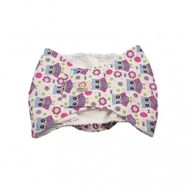 Misoko&Co (Місоко та Ко) багаторазовий підгузник для собак (псів), СОВИ