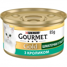 Gourmet Gold (Гурме Голд) кусочки в паштете с кроликом по-французски