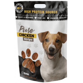 Gigi (Гиги) Pure Chicken Strips лакомство для собак, полоски КУРИЦА