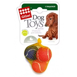 GiGwi (Гигви) Catch&Fetch МЯЧ (3) игрушка для собак с пищалкой маленький, 4,8 см