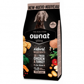 Ownat Ultra Medium Chicken&Turkey сухой корм для собак средних пород КУРИЦА и ИНДЕЙКА