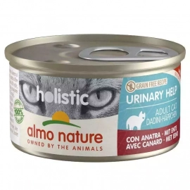 Almo Nature Holistic FUNCTIONAL URINARY HELP DUCK консерви для профілактики сечокам'яної хвороби у кішок КАЧКА