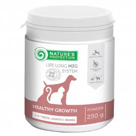 Natures Protection (Нейчез Протекшин) Healthy Growth Formula харчова добавка для підтримки здоров'я зубів, суглобів та кісток собак та котів