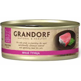 Grandorf (Грандорф) консерва для кошек ФИЛЕ ТУНЦА