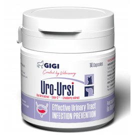 Gigi (Гігі) УРО-УРСИ добавка для лікування і профілактики сечокам'яної хвороби собак і кішок