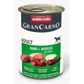 Animonda (Анімонда) GranCarno Adult Beef & Deer with Apple вологий корм для собак ЯЛОВИЧИНА, ОЛЕНИНА та ЯБЛУКО