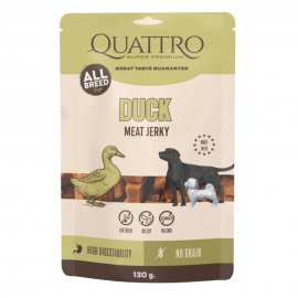 Quattro Meat Jerky ласощі для собак, джерки КАЧКА