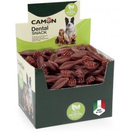 Camon (Камон) Dental Snack лакомство для собак в форме щетки с овощами КРАСНЫЙ