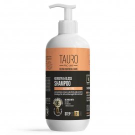 Tauro (Тауро) Pro Line Ultra Natural Care Keratin & Gloss Shampoo кератиновий шампунь для шерсті собак  та кішок