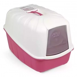 MP Bergamo Komoda закрытый туалет для кошек с фильтром, красный