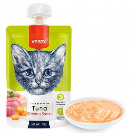 Wanpy (Ванпи) Salmon Chicken & Carrot крем-суп для кошек ТУНЕЦ И КУРИЦА С МОРКОВЬЮ