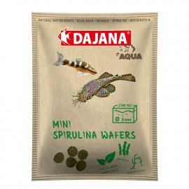 Dajana Mini Spirulina Wafers корм для донных травоядных рыб в чипсах
