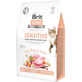 Brit Care Cat Grain Free Sensitive Turkey & Salmon беззерновой корм для привередливых кошек с чувствительным пищеварением ИНДЕЙКА и ЛОСОСЬ Brit Care Cat Grain Free Sensitive Turkey & Salmon беззерновой корм для привередливых кошек с чувствительным пищеварением ИНДЕЙКА и ЛОСОСЬ