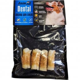 AnimAll Dental лакомство для собак трубочка рулетик КУРИЦА