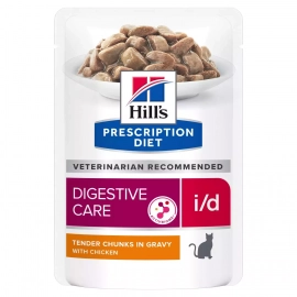 Hill's Prescription Diet i/d Digestive Care Chicken корм для кошек при заболеваниях ЖКТ, панкреатите, диарее КУРИЦА