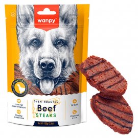 Wanpy (Ванпі) Grilled Beef Steaks ласощі для собак стейки ЯЛОВИЧИНА, КУРКА