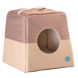 Harley & Cho CABRIO CARAMEL будиночок лежак для собак малих порід та кішок, карамельний