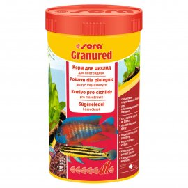 Sera GRANURED NATURE корм для плотоядных цихлид, гранулы