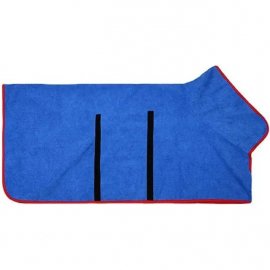 Fovis Derby полотенце-халат из микрофибры для собак и кошек, голубой