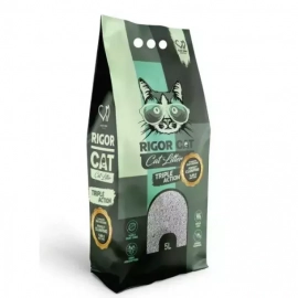 Rigor Cat (Ригор Кэт) Aloe Vera Cat Litter бентонитовый наполнитель для кошачьего туалета АЛОЕ ВЕРА