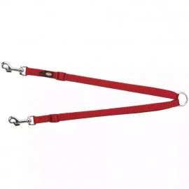 Trixie Premium поводок-спарка для двух собак, красный