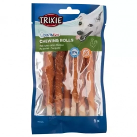 Trixie Denta Fun Chewing Rolls with Chicken - жевательные палочки с курицей - лакомство для собак
