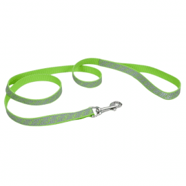 Coastal (Костал) Lazer Brite Reflective Leash светоотражающий поводок для собак, ЛАЙМ