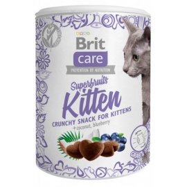 Brit Care Cat Snack Superfruits Kitten Coconut & Blueberry лакомство для котят КОКОС и ЧЕРНИКА Brit Care Cat Snack Superfruits Kitten Coconut & Blueberry лакомство для котят КОКОС и ЧЕРНИКА