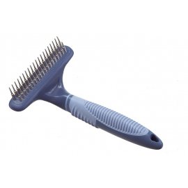 Camon (Камон) Гребінець-граблі дворядний з зубами, що обертаються, для собак і кішок
