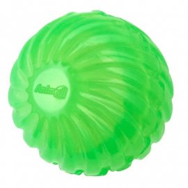 AnimAll Fun игрушка с пищалкой для собак и кошек МЯЧ С ВОЛНАМИ, зеленый
