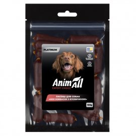 AnimAll Platinum лакомство для собак МИНИ КОЛБАСКИ З ГОВЯДИНОЙ