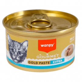 Wanpy Gourmet Gold Paste Chicken влажный корм для котят КУРИЦА, паштет