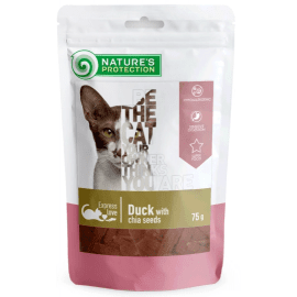 Natures Protection (Нейчез Протекшин) Snack For Cats With Duck And Chia Seeds лакомство для котов УТКА С СЕМЕНАМИ ЧИА