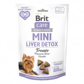 Brit Care Mini Treats Liver Detox Turkey&Blueberries ласощі для детоксу печінки собак дрібних порід ІНДИЧКА та ЧОРНИЦЯ
