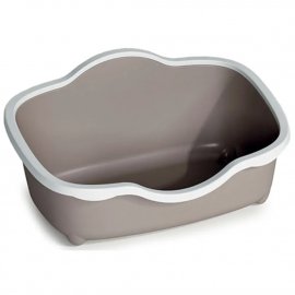 Stefanplast Tres Chic Open туалет для котів, білий/бежевий