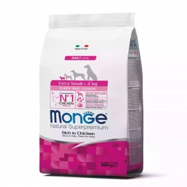Monge Dog Daily Line Puppy & Junior Extra Small Chicken & Rice сухий корм для цуценят та молодих собак міні порід КУРКА та РИС